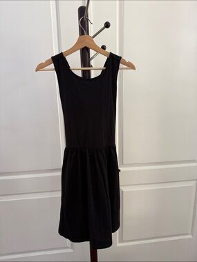 ASOS Classic Black Sleeveless Fit-and-Flare Dress